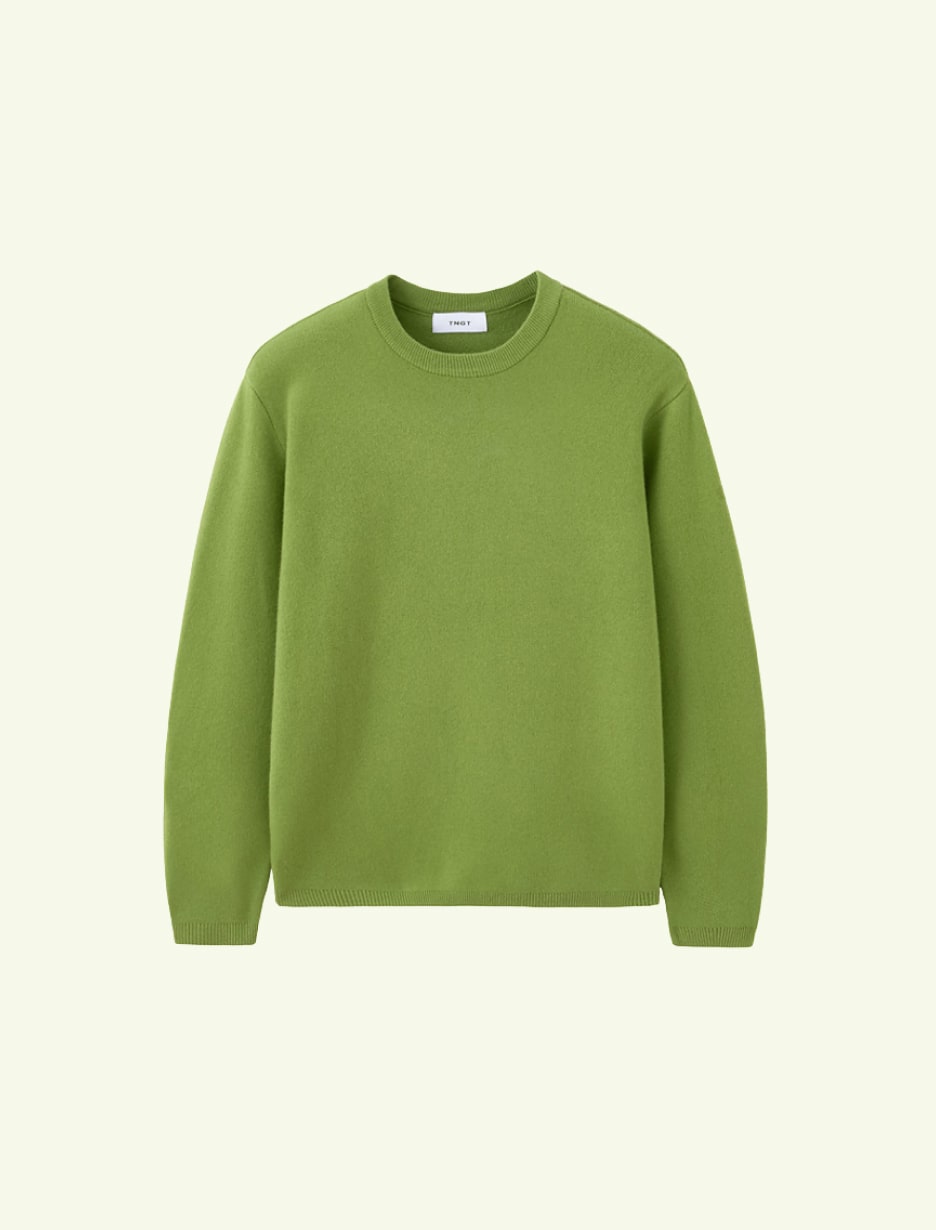 Gathered knitted t-shirt