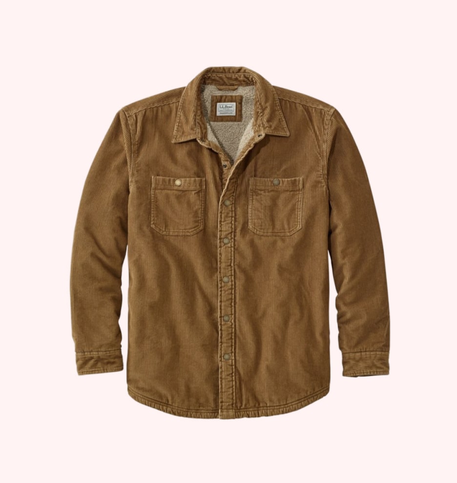 Lined Shirt Jac, Corduroy